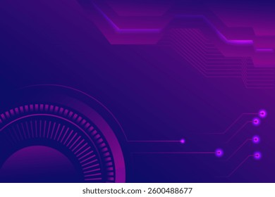 technology Background with circuit lines