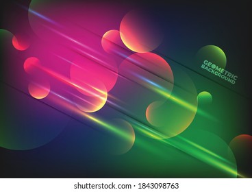 Technology background color vector for web and design