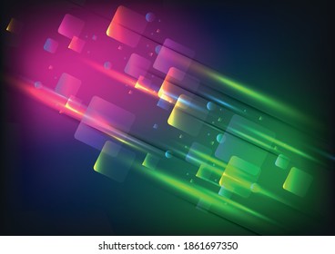 Technology background color vector for web and design