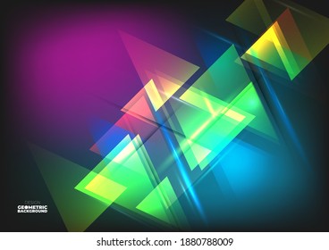 Technology background color vector for web and design