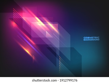 Technology background color vector for web and design