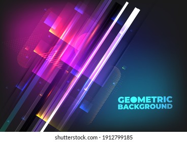 Technology background color vector for web and design