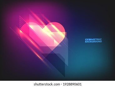 Technology background color vector for web and design