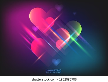 Technology background color vector for web and design