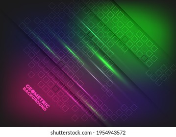 Technology background color vector for web and design
