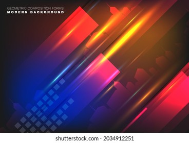 Technology background color vector for web and design