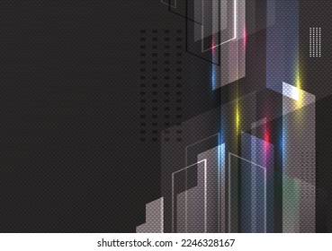 Technology background color vector for web and design