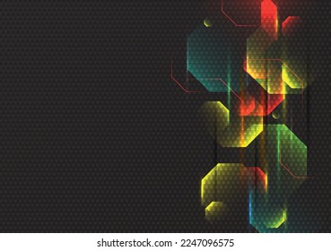 Technology background color vector for web and design