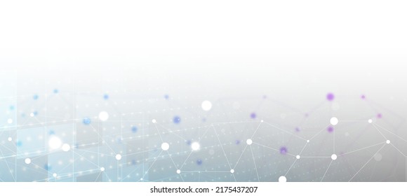 Technology background, color and waves of the future line and text.