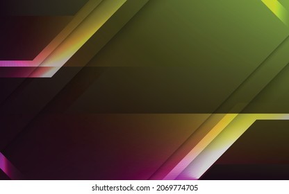 Fondo tecnológico, colorida forma geométrica abstracta y lujosa. Papel de pantalla premium para plantilla, fondo, folleto, afiche, sitio web o banner. 