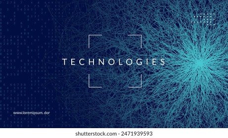 Technology Background. Concept: intelligent computer research. Design of a network with a cyber backdrop. Analytical patterns for mobile security. Ai Background.