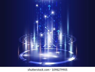 Technology background concept vector illustration