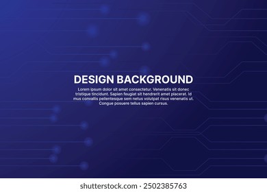 Technologie Hintergrund dunkelblaue Farbe. Moderner Hintergrund