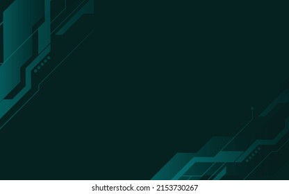 Technology background, Dark modern abstract luxury geometric shape. Premium wallpaper for template, backdrop, brochure, poster, website or banner. 