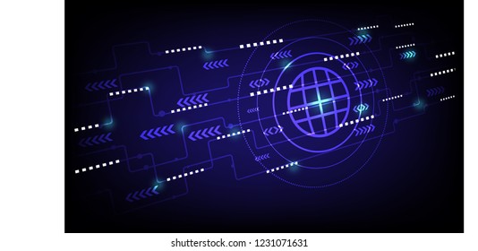 Technology background design