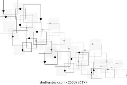 Technology background design and communication connection. 