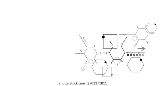Diseño de fondo de Tecnología y conexión de comunicación.