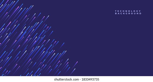 technology background design . fiber optic data movement background design. vector illustration