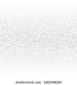 Technology Background. Digital Simple Texture. Tech Pattern. PCB Abstract Backdrop. Vector illustration