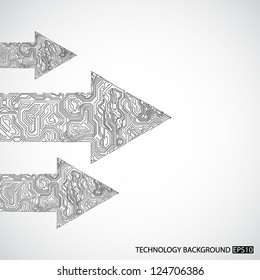 Technology background. EPS10 vector