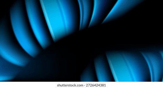 Fundo da tecnologia, futurista, abstrato azul escuro gradiente com efeito de luz para a apresentação.

