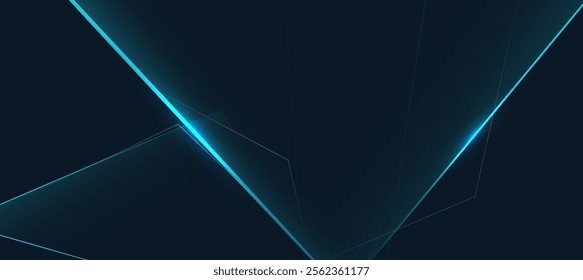 Technology background, Futuristic digital background with dark blue and lines EPS 10