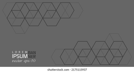 Technology Background .Geometric Lines.Abstract Tech.Technical Drawing.Vector Illustration.