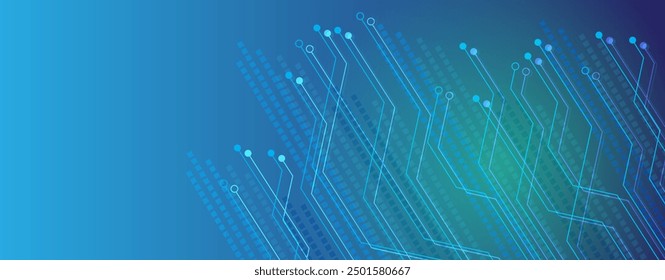 Technology Background Geometrical Shape Template Design