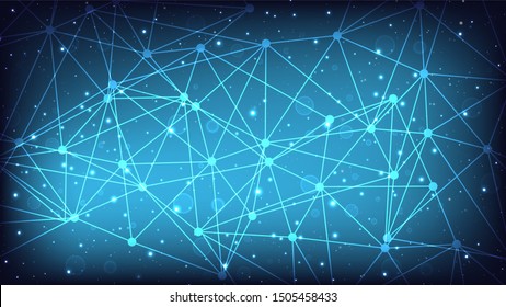 Technology background with gradient colors Vector