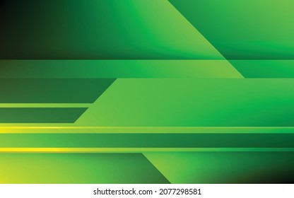 Fondo tecnológico, forma geométrica de lujo abstracta y verde. Papel de pantalla premium para plantilla, fondo, folleto, afiche, sitio web o banner. 