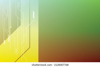 Technology background, green modern abstract luxury geometric shape. Premium wallpaper for template, backdrop, brochure, poster, website or banner. 