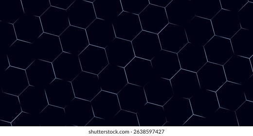 technology background hexagon glow neon line business background theme. Vector ilustration