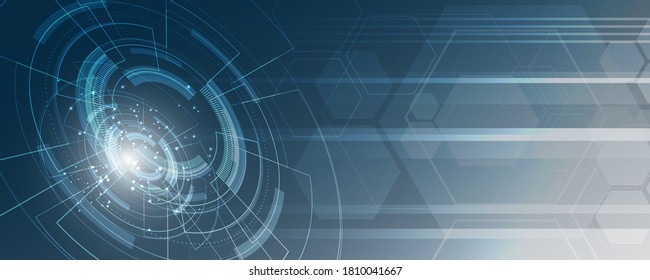 Technology background Hi-tech communication concept innovation abstract background vector illustration