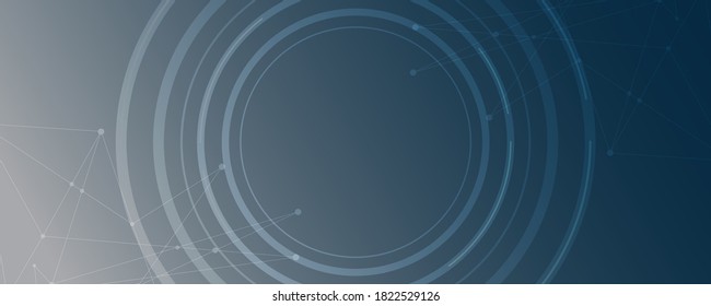 Fondo tecnológico Ilustración vectorial abstracta del concepto de comunicación de alta tecnología
