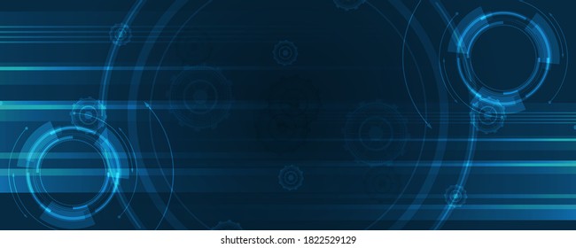 Technology background Hi-tech communication concept innovation abstract background vector illustration
