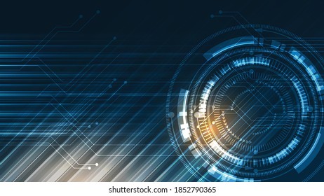 Technology background Hi-tech communication concept innovation abstract background vector illustration
