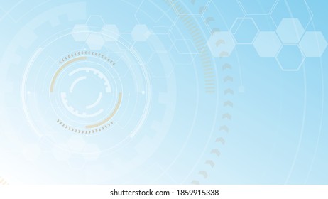 Technology background Hi-tech communication concept innovation abstract background vector illustration
