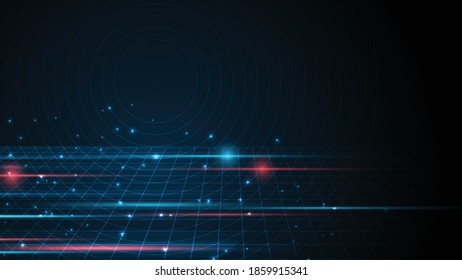 Technology background Hi-tech communication concept innovation abstract background vector illustration
