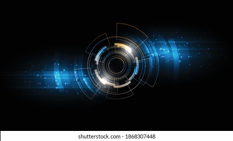 Technology background Hi-tech communication concept innovation abstract background vector illustration
