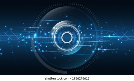 Technology background Hi-tech communication concept innovation abstract background vector illustration
