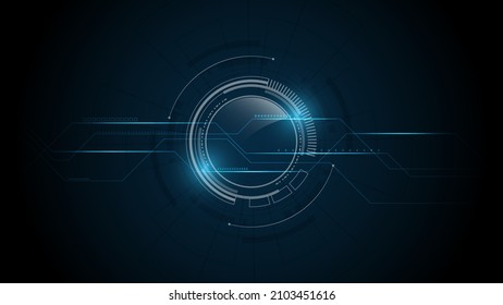 Technology background Hi-tech communication concept innovation abstract background vector illustration
