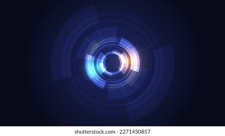 Technology background Hi-tech communication concept innovation abstract background vector illustration
