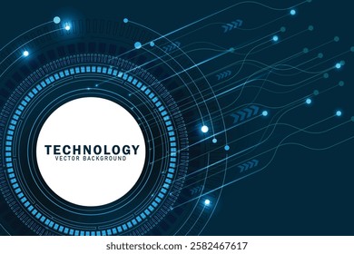 Technology background Hi-tech communication concept innovation abstract background