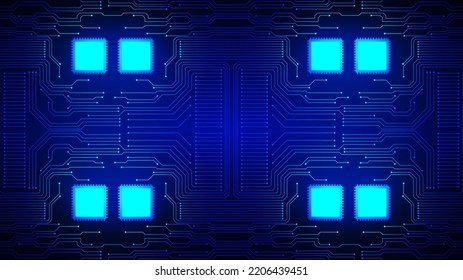 technology background with hi-tech digital