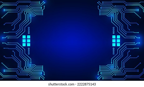 technology background with hi-tech digital 