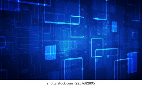 technology background with hi-tech digital 