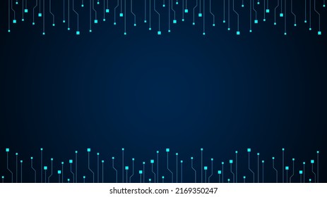 technology background with hi-tech digital data connection system and computer electronic design