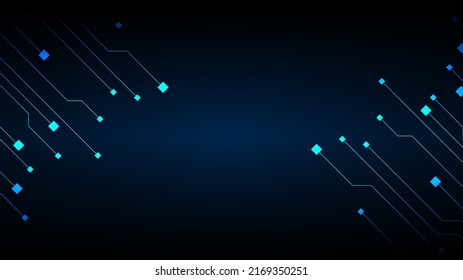 technology background with hi-tech digital data connection system and computer electronic design