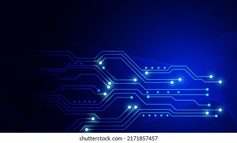 technology background with hi-tech digital data