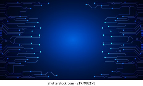 technology background with hi-tech digital data 